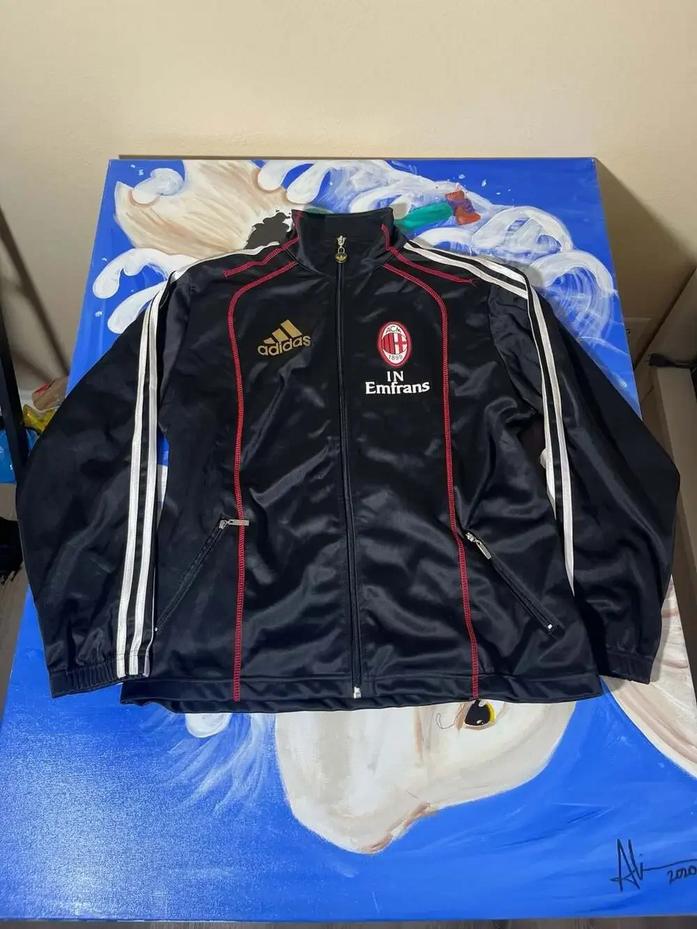 Adidas 2010-2011 AC Milan Track Jacket